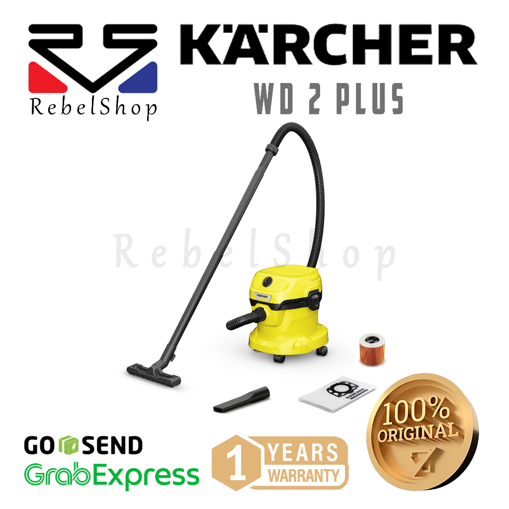 Jual Karcher WD2 Plus / WD 2 Plus Vakum Wet and Dry Vacuum Cleaner