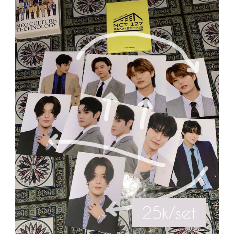 Jual postcard fanmeet nct 127 harga set (2pcs) Shopee Indonesia