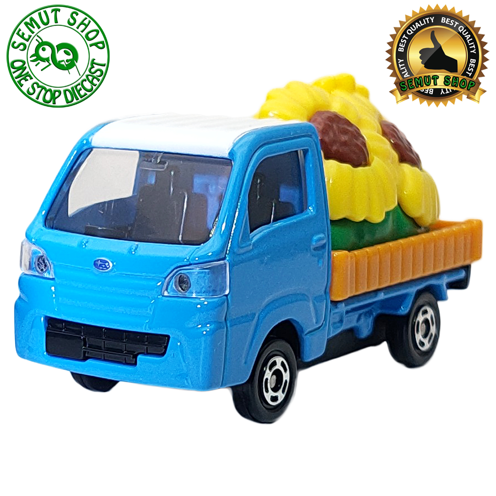 Voiture Miniature Tomica Takara Tomy Subaru Sambar Sunflower N°107 - 1/55 - 6 Cm - Neuf