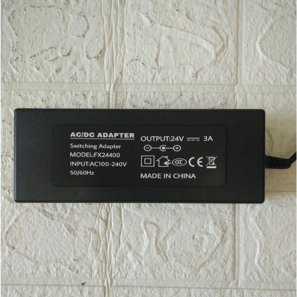 Jual AC/DC ADAPTER 24V 3A Model : FX24400 | Shopee Indonesia