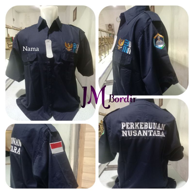 Jual KEMEJA PERKEBUNAN NUSANTARA || SERAGAM PERKEBUNAN NUSANTARA