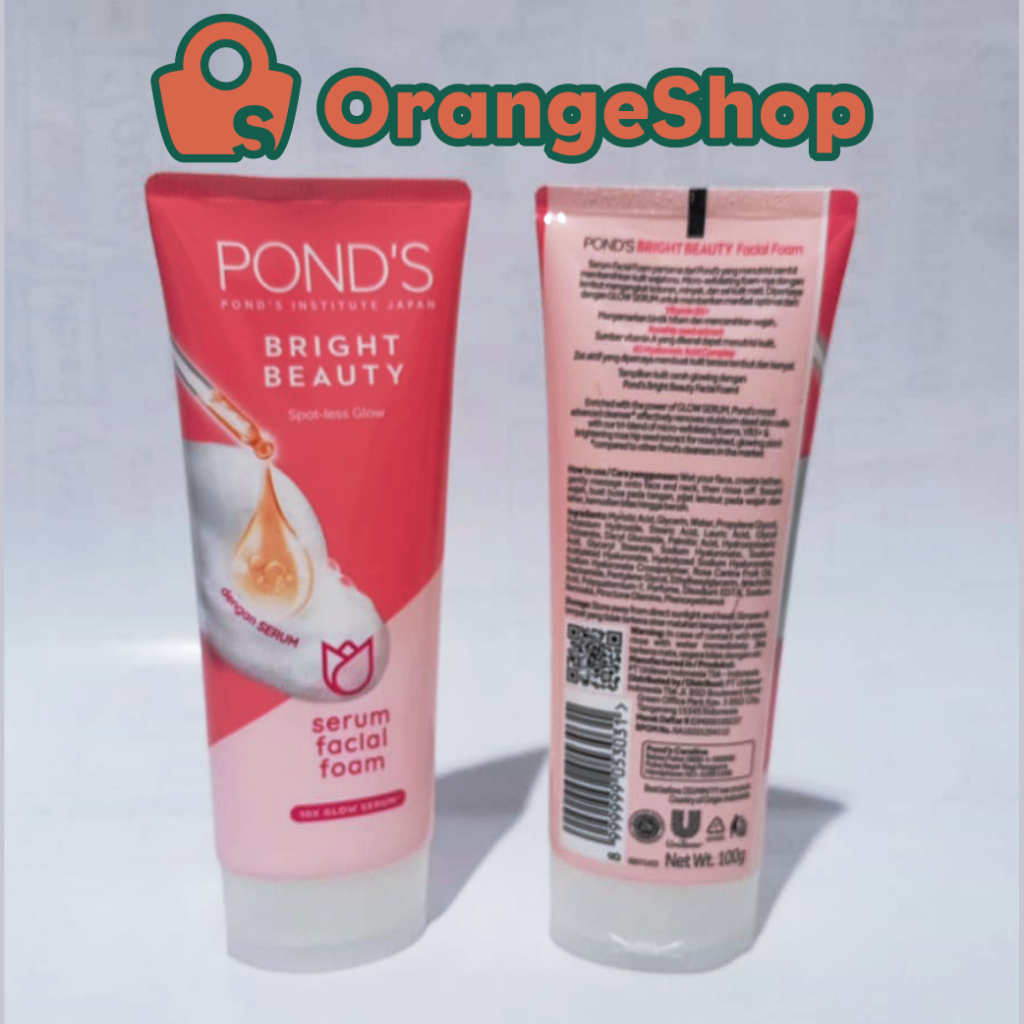 Jual Ponds Bright Beauty Facial Foam Serum 100gr | Facial Wash | Skin ...