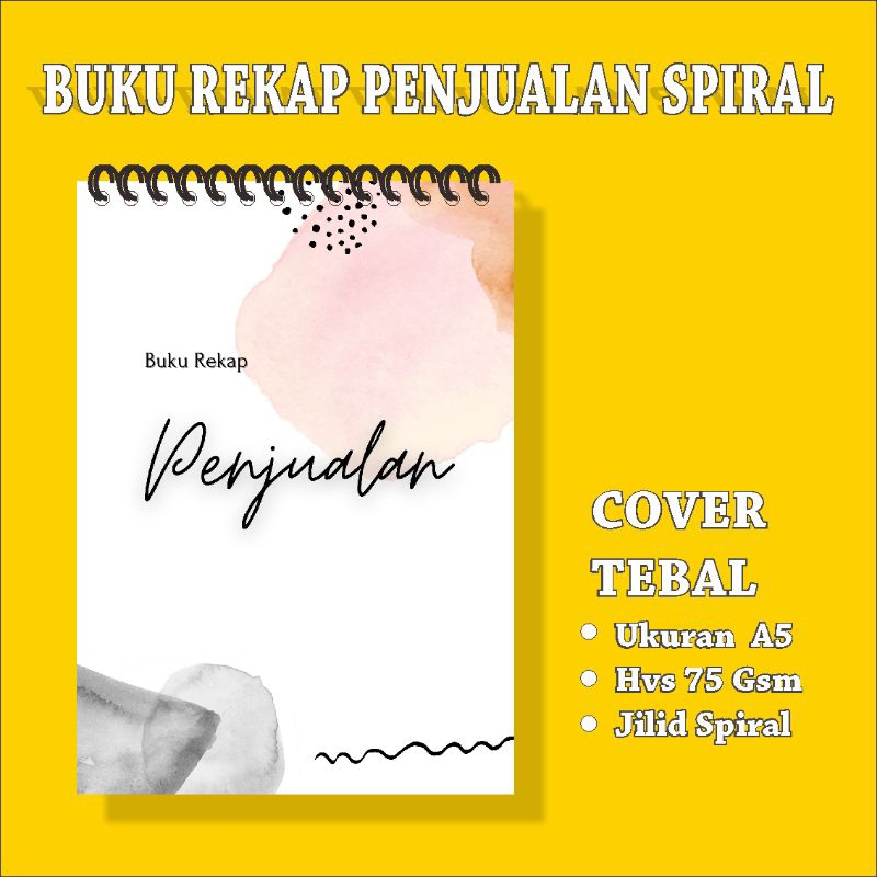 Jual BUKU SPIRAL REKAP PENJUALAN / BUKU CATATAN PENJUALAN | Shopee ...