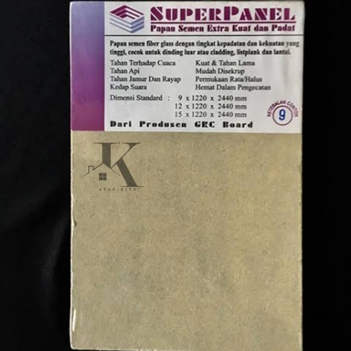Jual Super Panel Grc 12mm / Super Floor / Panel Grc / Papan Partisi ...
