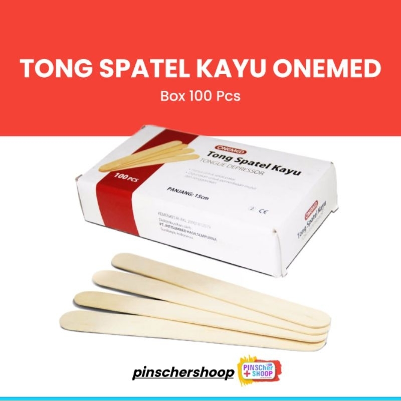 Jual Spatula Kayu Tong Spatel Wooden Tongue Depresor Sundip Lidah