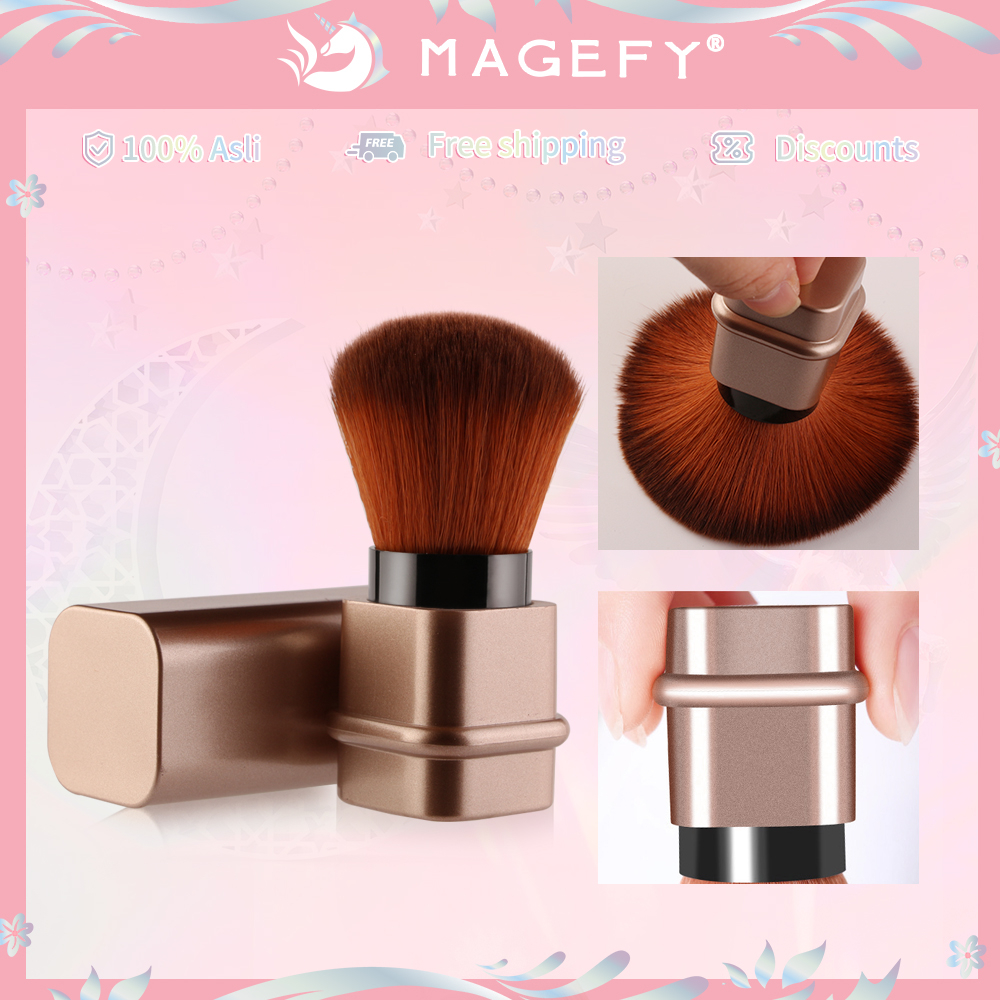 Jual Magefy Pc Kuas Make Up Brush Blush On Rias Dapat Ditarik Dengan