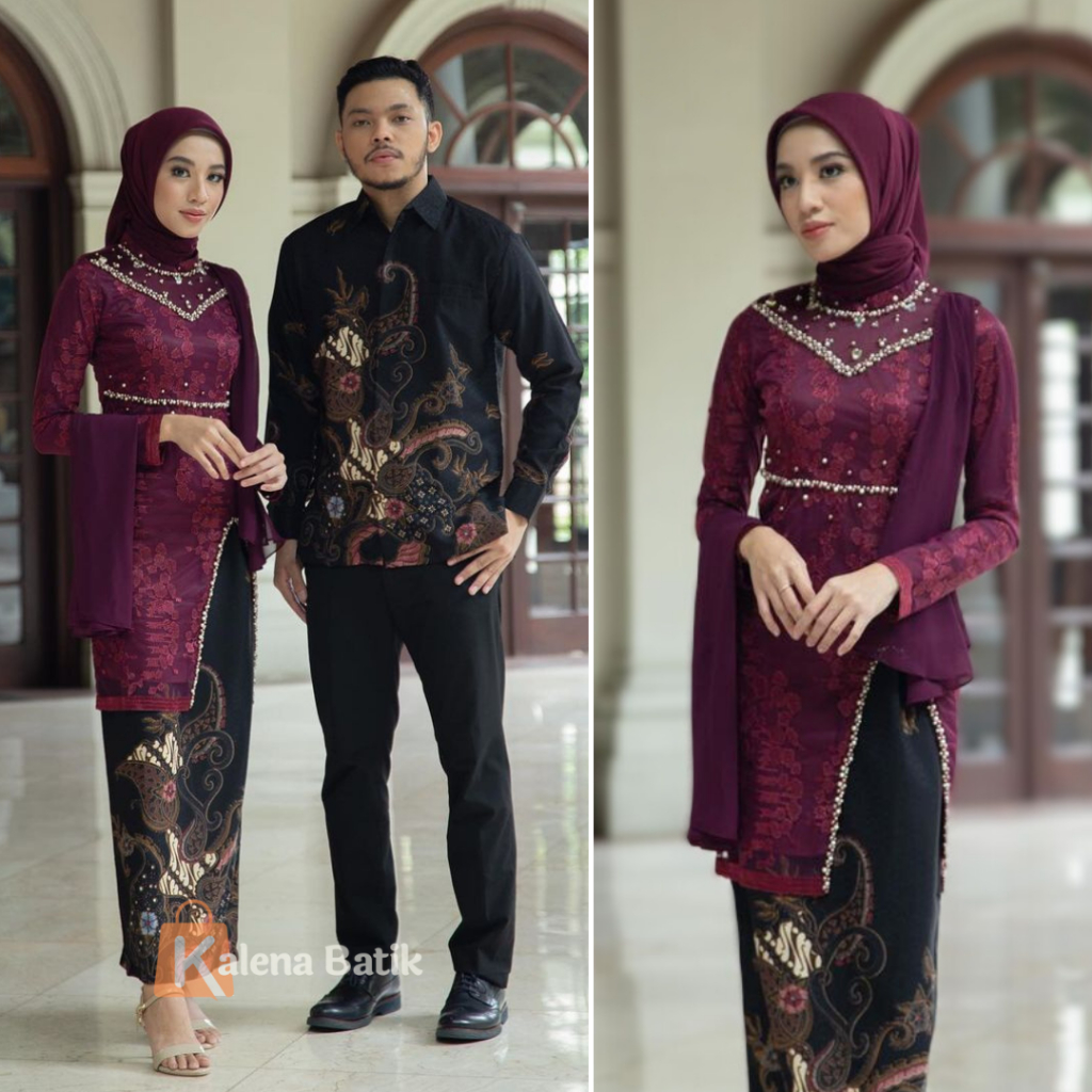 Jual Kebaya Modern Couple Hana Series Kebaya Wisuda Lamaran Tunangan