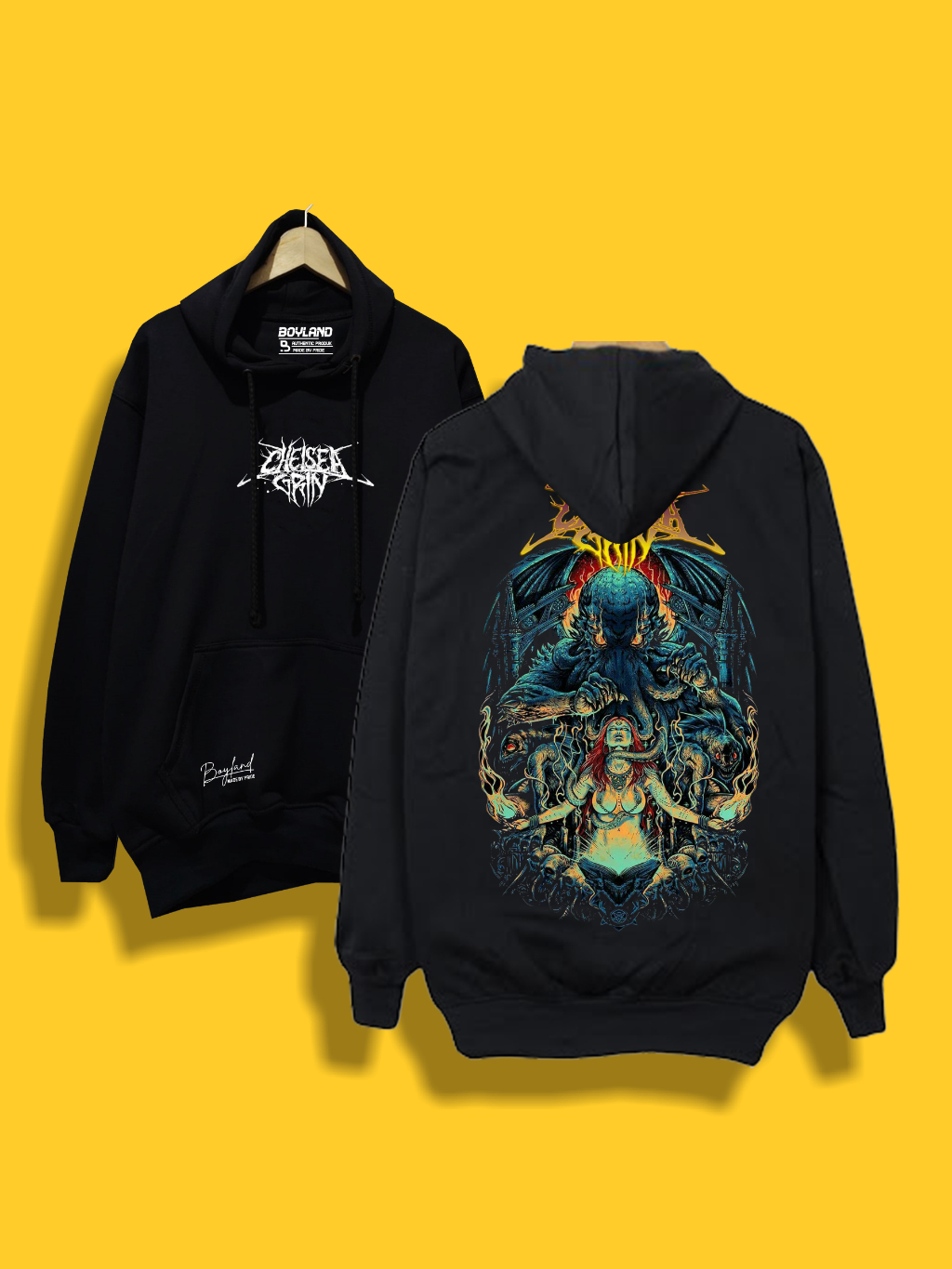 Jual MUNAFVCK Hoodie BoyLand CHELSEA GRIN Unisex Shopee Indonesia