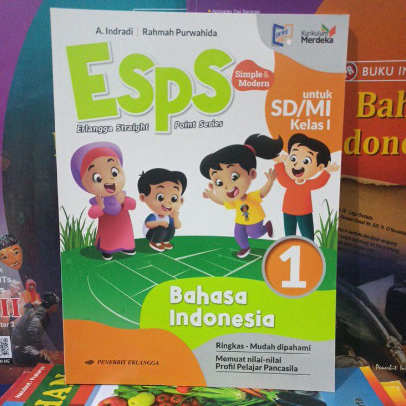 Jual Buku Esps Bahasa Indonesia Untuk SD / MI Kelas 1 Kurikulum Merdeka ...