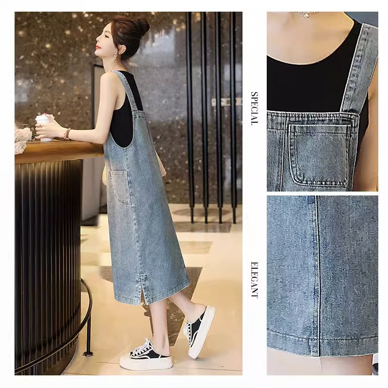 Jual overall jeans wanita korean dress Fashion wanita overall korean ...