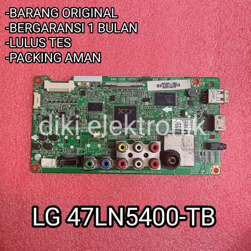 Carte T-Con LC470DUE-SFR1 Pour TV LG 47LN5400-ZA - Testée Et Fonctionnelle, Avec Ses 3 Nappes, Occasion