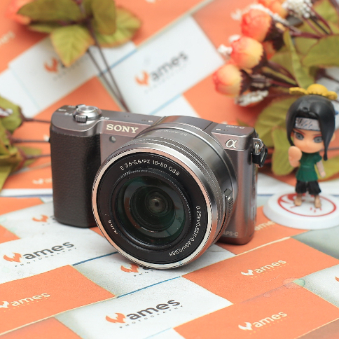 SONY A5100 Lensa Kit 16-50mm Kamera Mirrorless Mulus Normal