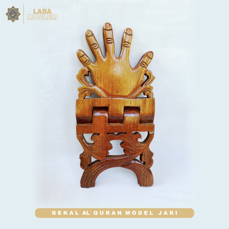 Jual Rekal Al Quran Unik Rekal Ukir Kayu Bentuk Jari Shopee Indonesia