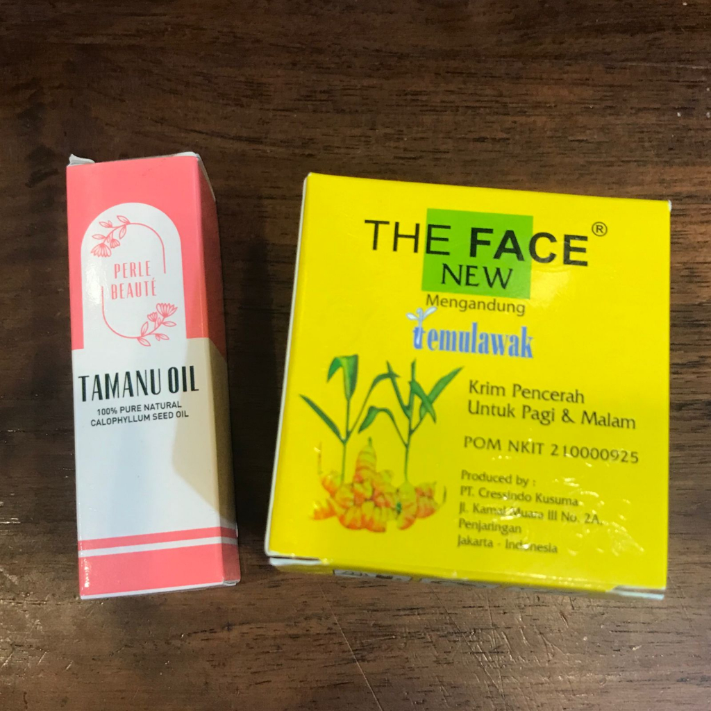 Jual Paket Cream Temulawak Dan Tamanu oil The Face TEMULAWAK Cream BPOM