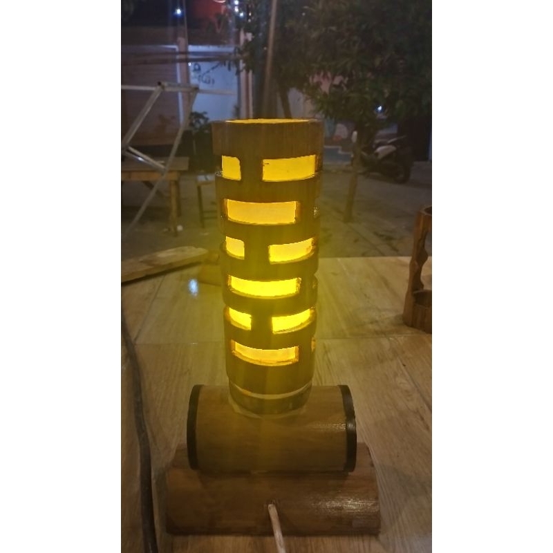 Jual Lampu Hias duduk dari bambu | Shopee Indonesia