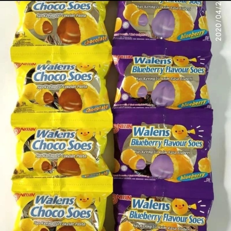 Jual Nissin Walens Soes Choco And Blueberry Renceng 15gr Isi 10 Pcs Shopee Indonesia 1109