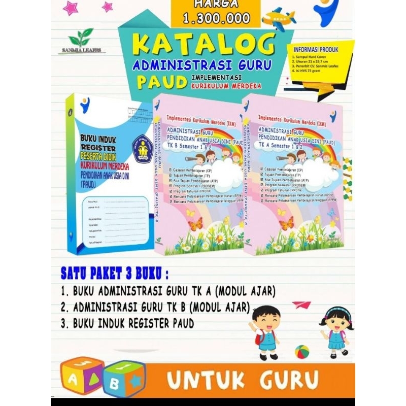 Jual Modul Ajar Paud / TK A & B IKM Buku Fisik - Kurikulum Merdeka ...