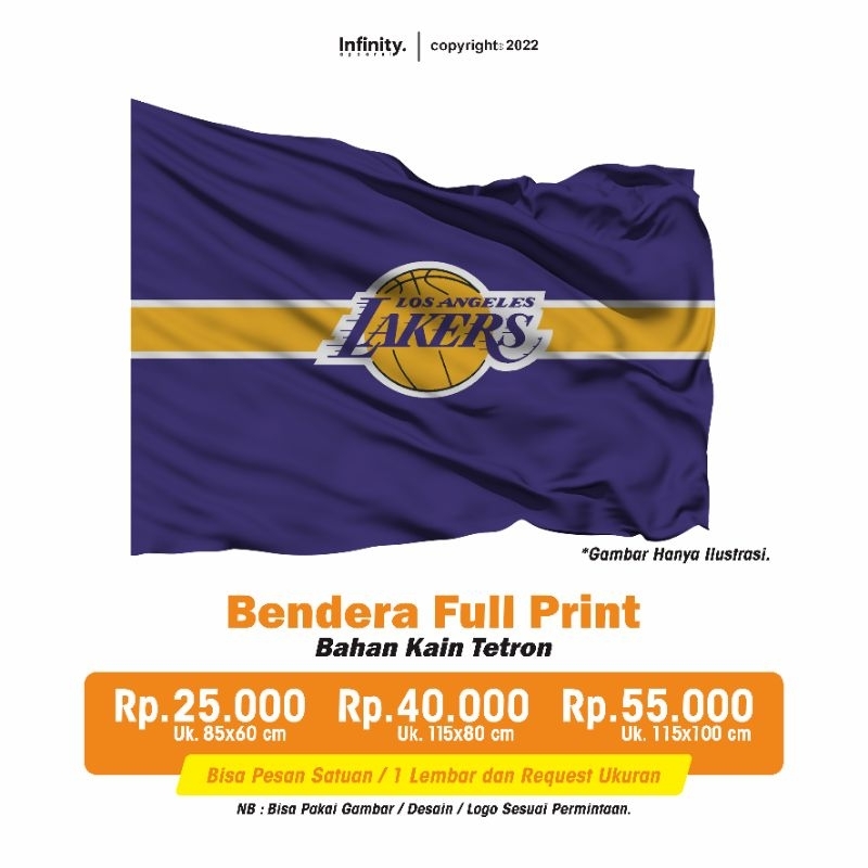 Jual Bendera Full Printing Shopee Indonesia