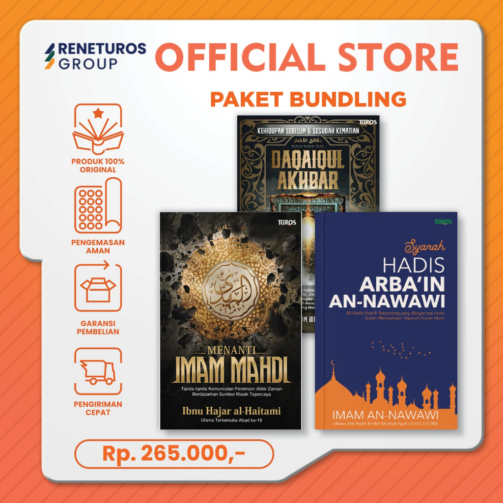 Jual Paket Bundling : Menanti Imam Mahdi, Kitab Syarah Hadis Arba'in ...