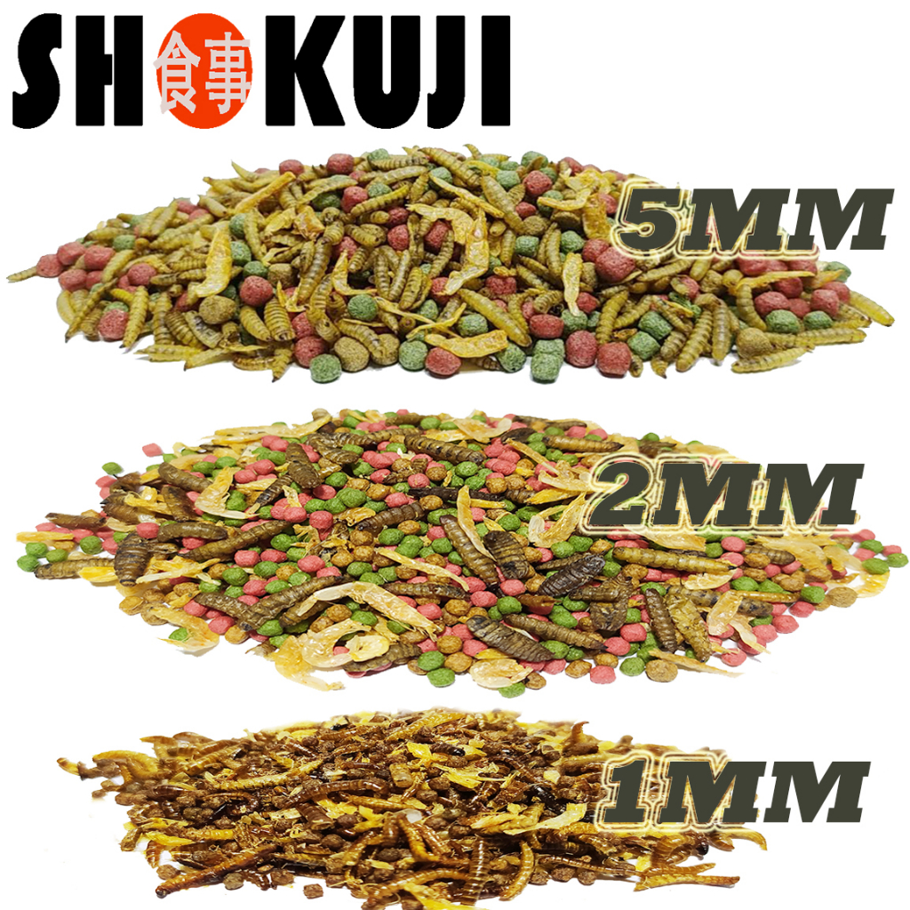 Jual 500GR SHOKUJI PELET BRAZIL RES CST MONBI PELET KURA AMBON MAKANAN ...