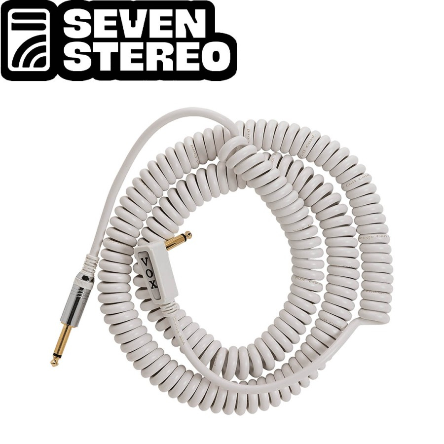 VOX VCC090RD - Câble Spirale Vintage Rose 9m Pour Guitare, Qualité Premium
