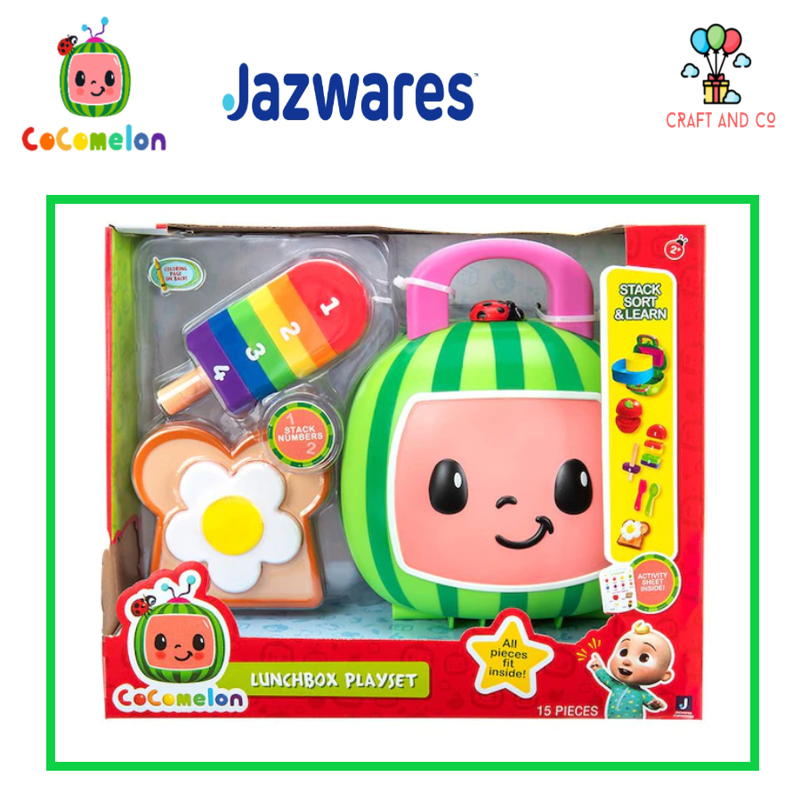 Cocomelon Lunchbox Playset 15 Pieces