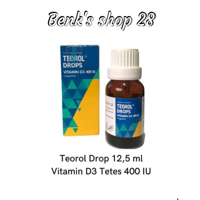 Jual TEOROL DROPS (Vitamin D3 400 IU) | Shopee Indonesia