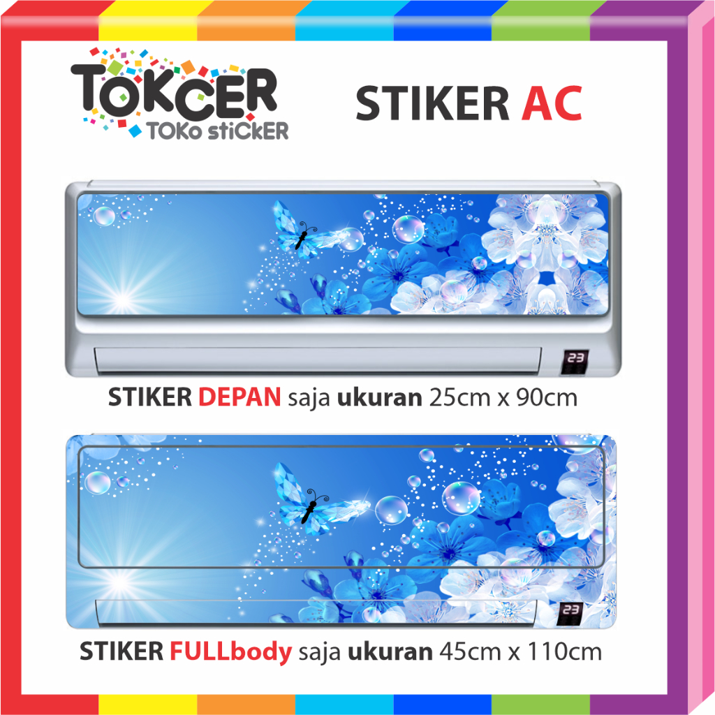 Jual STIKER AC LAMINATING GLOSSY untuk Depan Saja atau FullBODY ...