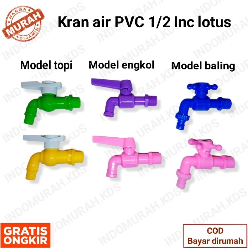 Jual Kran Air Taman Dan Tembok Inc Pvc Lotus Kran Model Topi