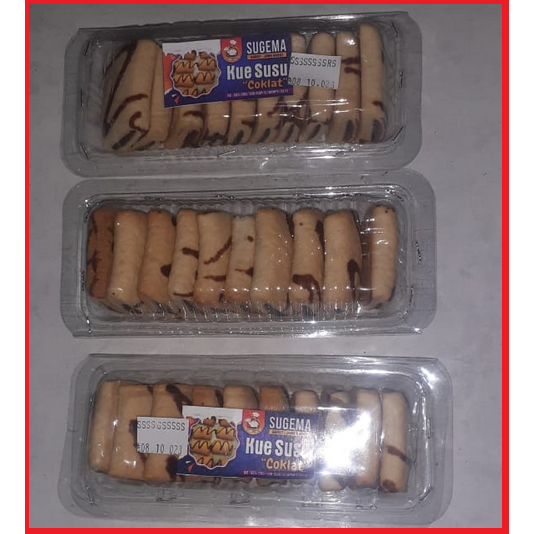 Jual Snack Kue Susu Jadul Rasa Coklat Mika | Roti Semi kering Empuk