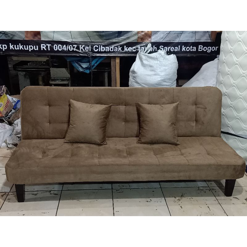 Jual SOFA BED KLASIK + 1BUAH PUF | Shopee Indonesia