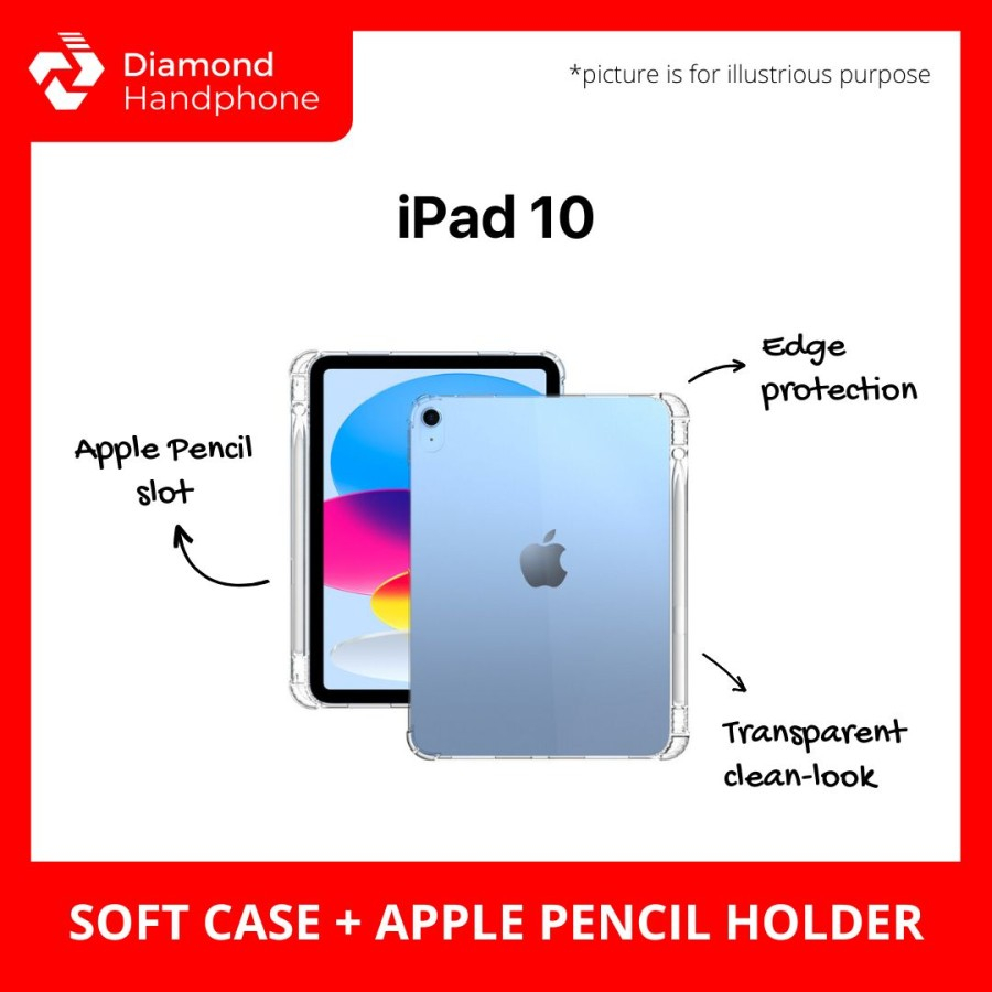 Jual Soft Case Anticrack Apple Pencil Bening Transparent iPad Shopee