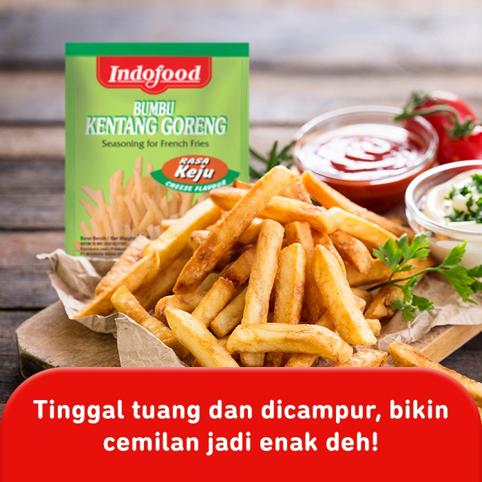 Jual Indofood Bumbu Tabur Kentang Goreng Bumbu Kentang Goreng Rasa Keju