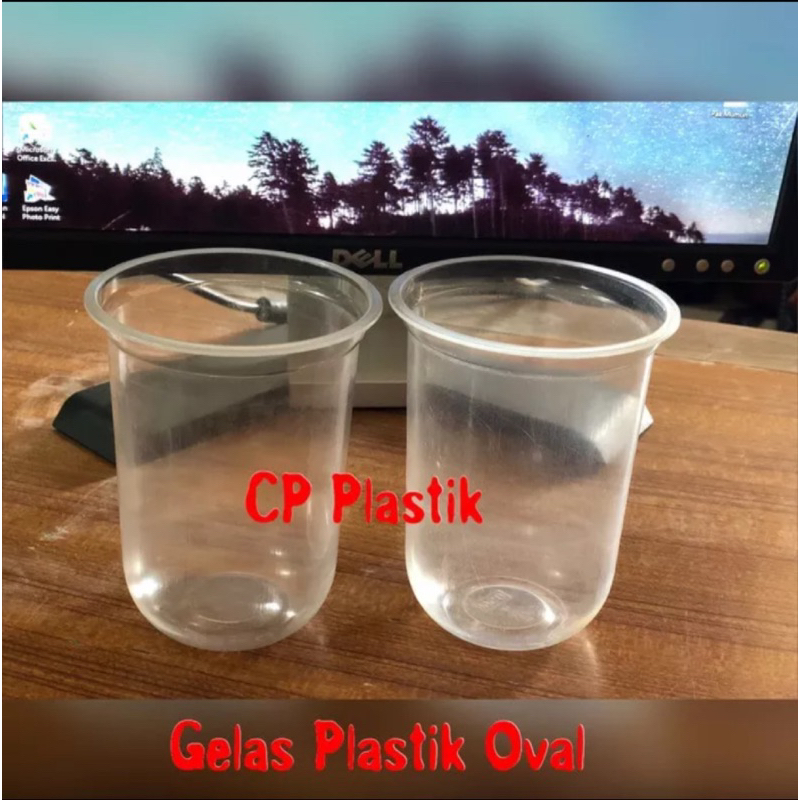 Jual Gelas Plastik Oval Cup Oval Cup U Uk Oz Isi Pcs