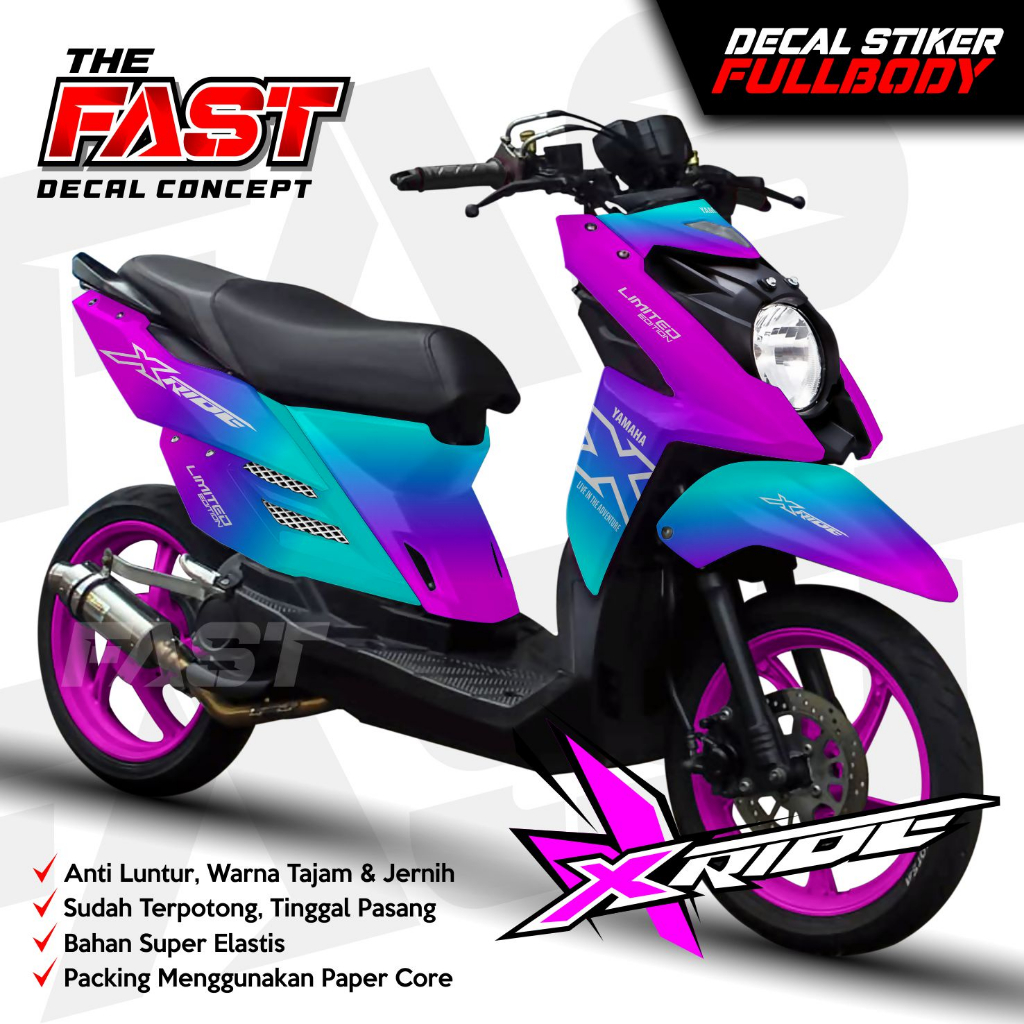 Jual TERBARU Decal X Ride 115 Full Body Stiker X Ride 115 Full Body ...