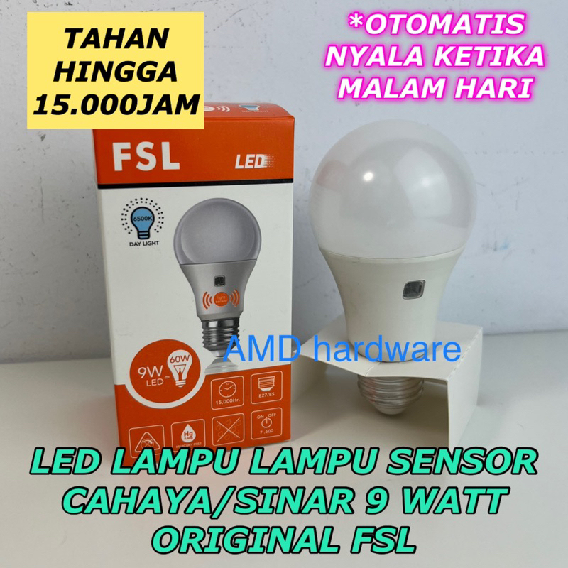 Jual Lampu Led Sensor Cahaya Otomatis Nyala Di Malam Hari Sinar Putih