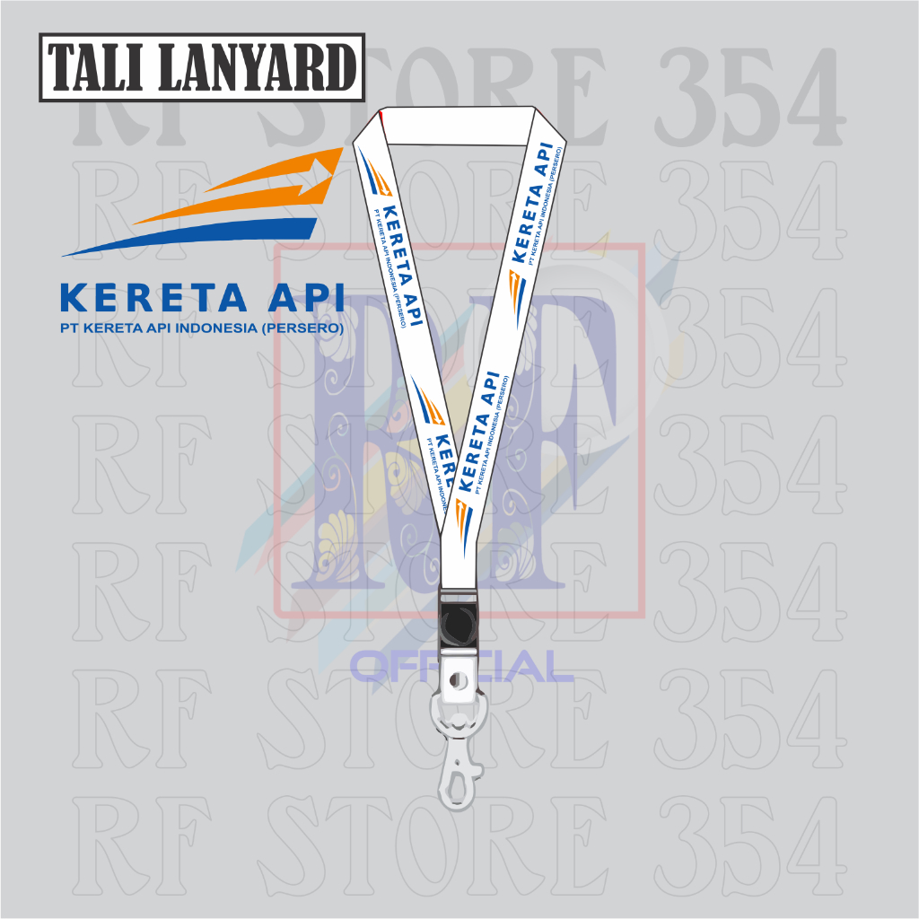 Jual TALI LANYARD KAI KERETA API INDONESIA GANTUNGAN KUNCI KAI COMMUTER ...