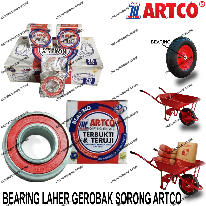 Jual Laher Bearing Artco Gerobak Sorong Gerobak Dorong Lahar Klahar Angkong Klaker Arco Shopee