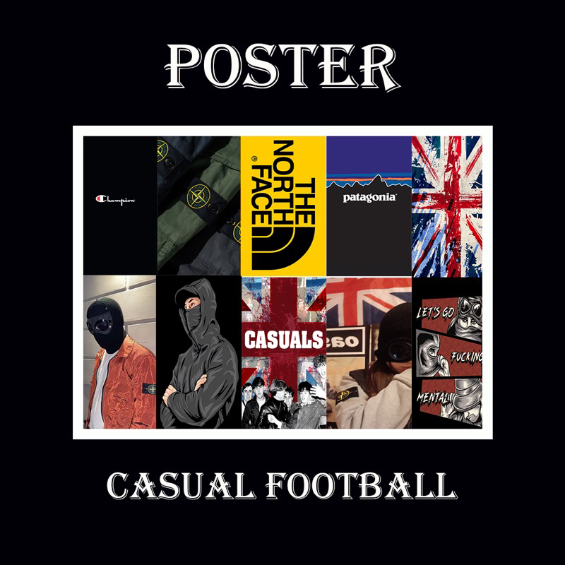 Jual Poster Casual Football Aesthetic | Poster Dinding Aesthetic ...