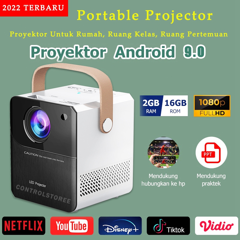 Jual 【Ready stok】Proyektor, Proyektor Cerdas Mini, Mendukung iOS ...