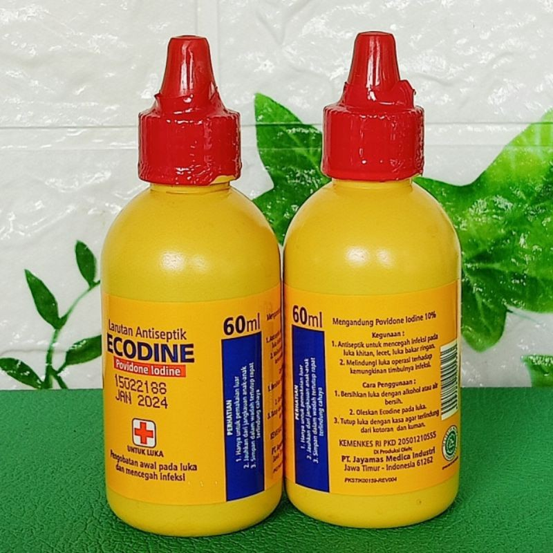 Jual Povidone Iodine Ecodine 60ml/ Povidon Iodin Ecodin 60ml | Shopee ...