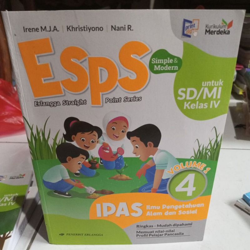 Jual BUKU ESPS IPAS ILMU PENGETAHUAN ALAM DAN SOSIAL UNTUK SD/MI KELAS ...