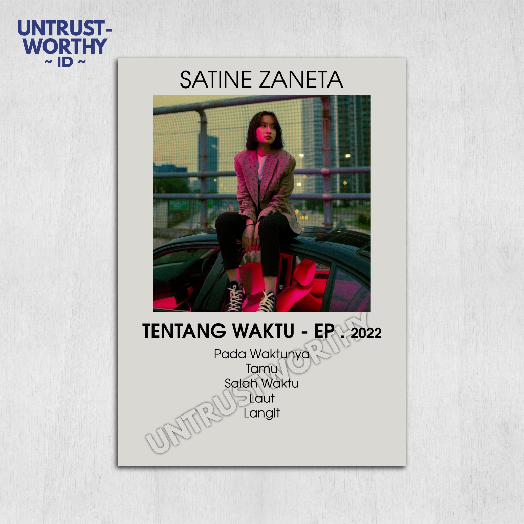 Jual Poster Satine Zaneta EP Ukuran A5 | Shopee Indonesia