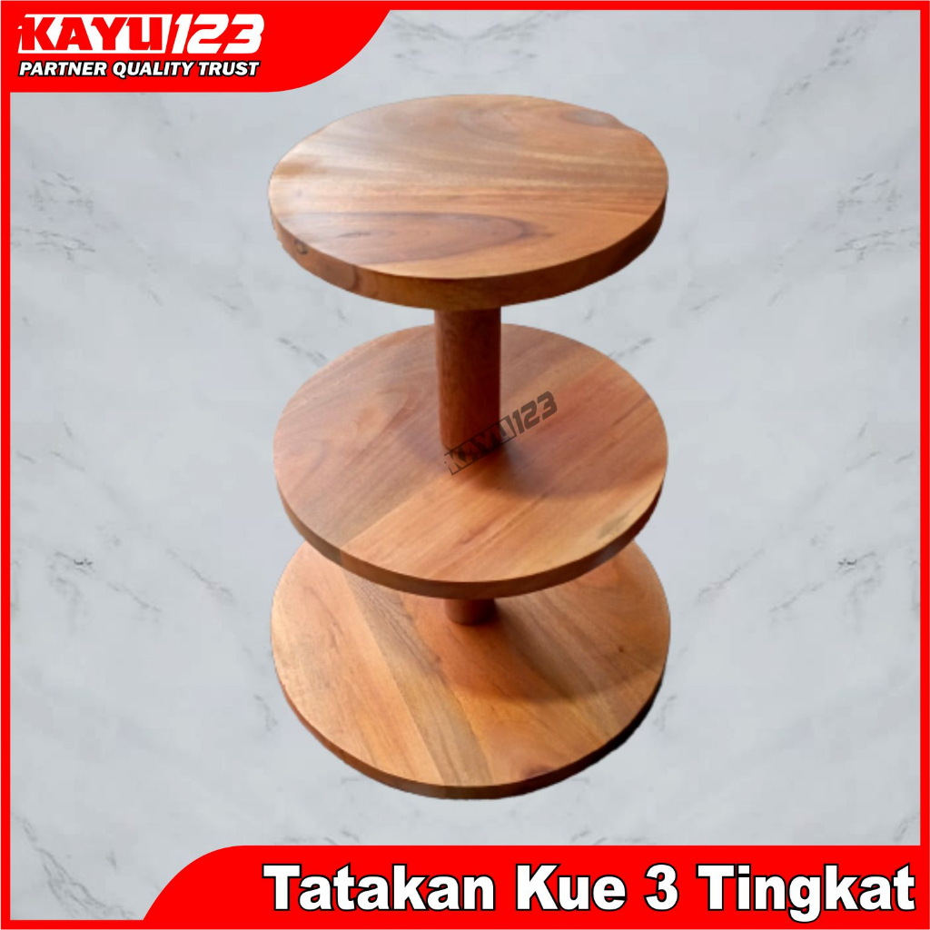 Jual Tatakan Tempat Kue Roti Alas Tempat Rias Kue Roti Cake Stand Tray ...