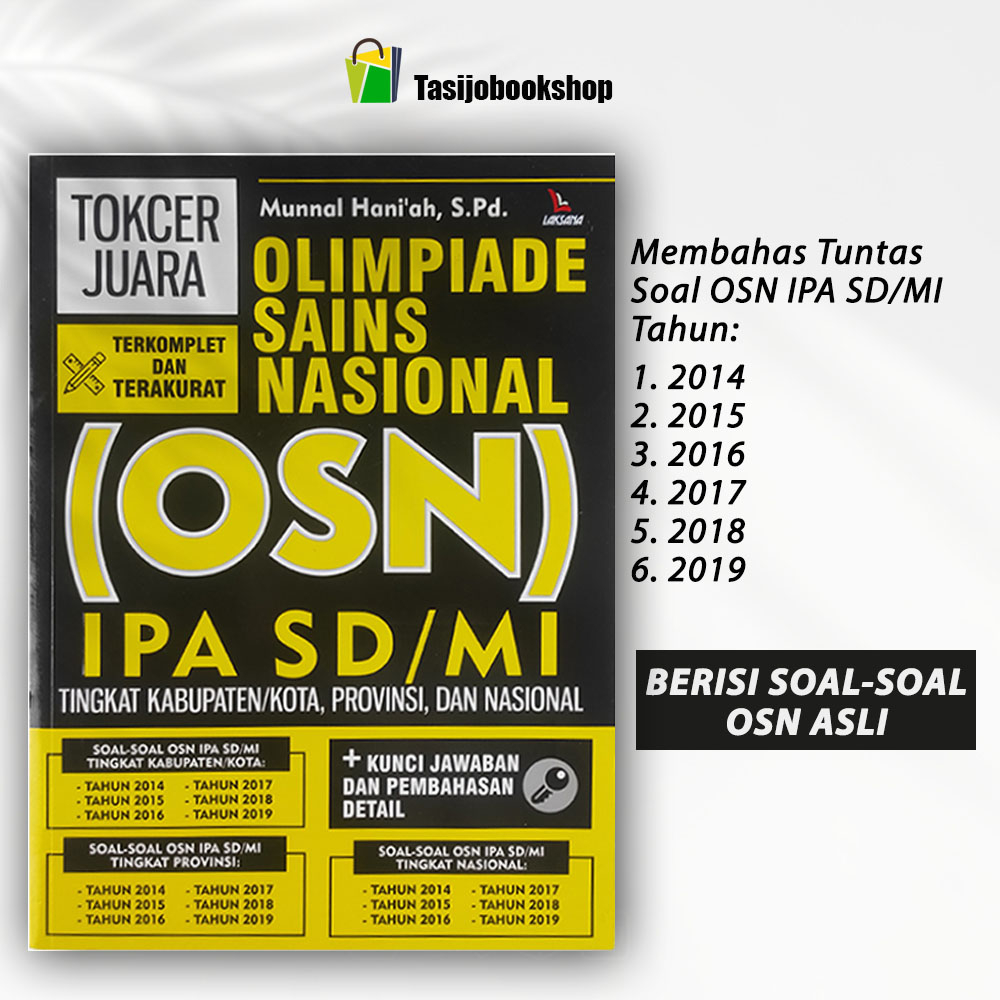 Jual Buku Soal-soal Olimpiade SD: Tokcer Juara Olimpiade Sains Nasional ...