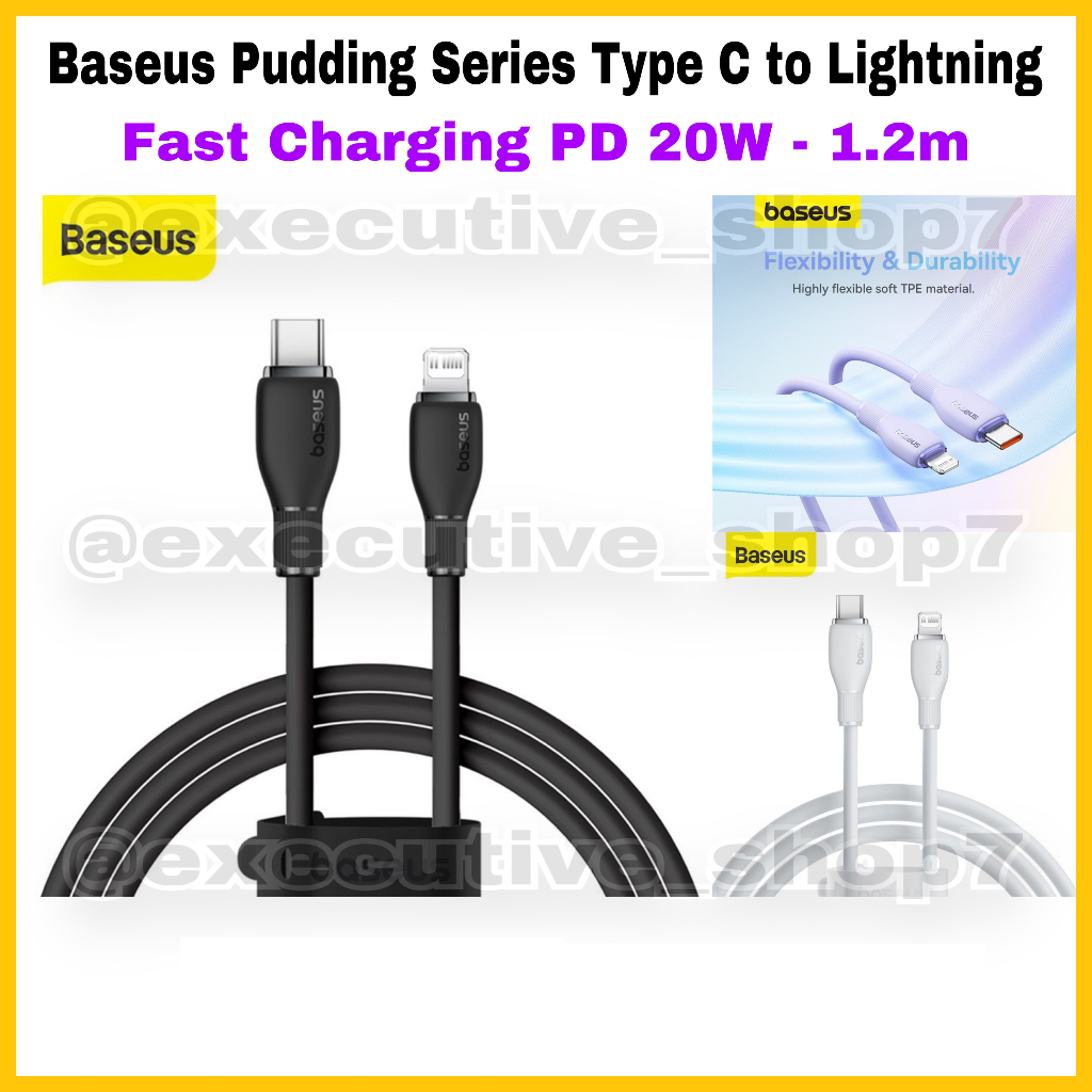 Jual Baseus Pudding Series Type C to Lightning - Fast Charging PD 20W ...