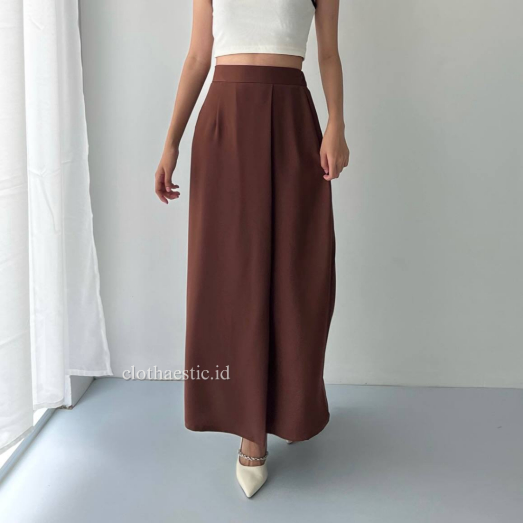 Jual Athena Skirt | A Line Maxi Skirt - Rok - Raya Collection - Rok ...