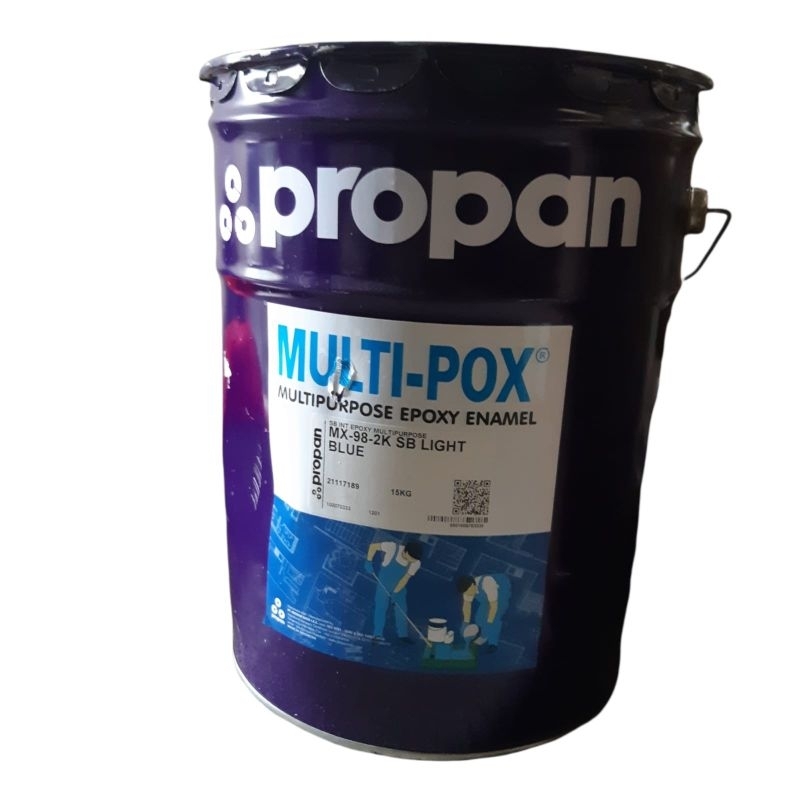 Jual Propan Multipox Mx 98 2k Cat Epoxy Lantai Serbaguna 20kgset Light Blue Shopee Indonesia 7688