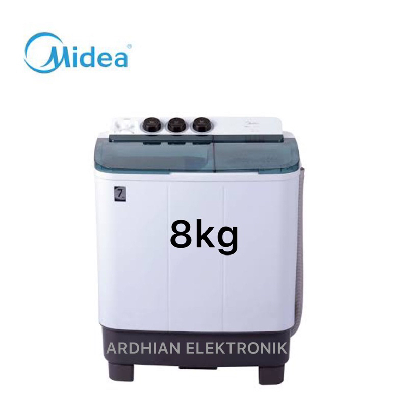 Jual MESIN CUCI MIDEA MT100W80 2 Tabung 8 Kg TERBARU PROMO MURAH