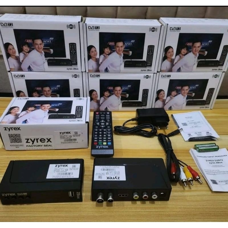 Jual STB ZYREX SNI DVBT2 SET TOP BOX CHIPSET SUNPLUS Shopee Indonesia